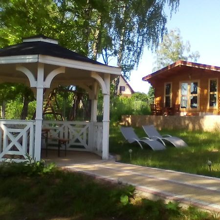 Kameralny Domek Drewniany Letniskowy W Mikolajkach Миколайки Экстерьер фото